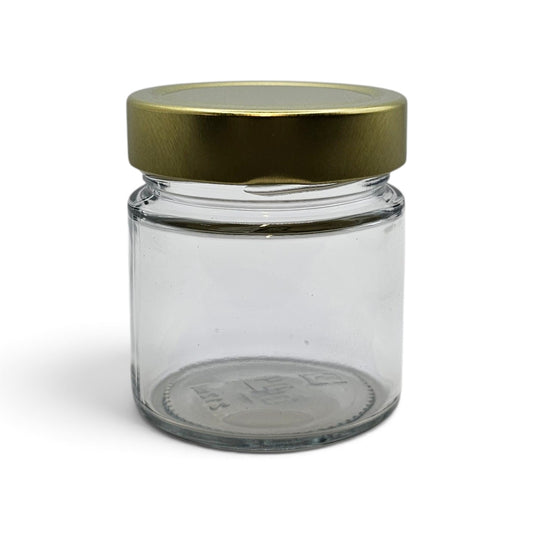 212ml Ergo Glass Jar T70 Deep Dish Lid