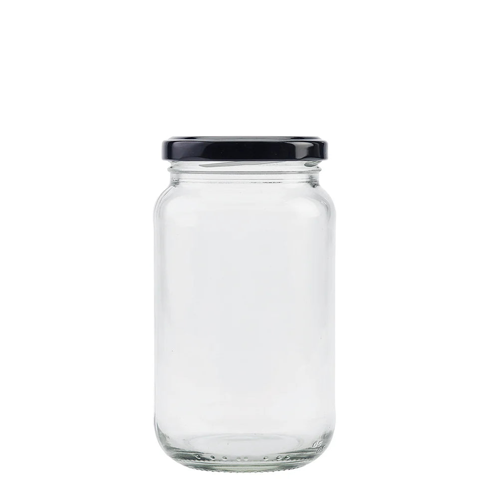 400ml Round Glass Jar T63
