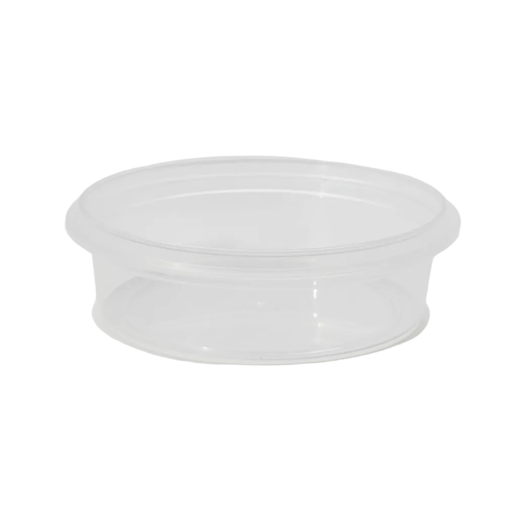 120ml Clear Tub - White Background