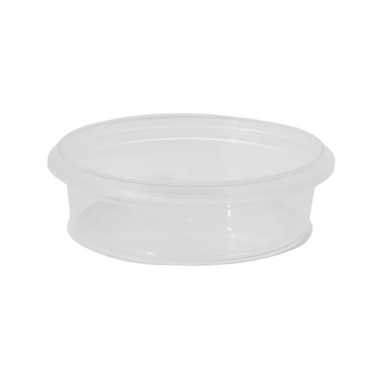 120ml Clear Tub - White Background