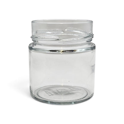 212ml Ergo Glass Jar T70 Deep Dish Lid