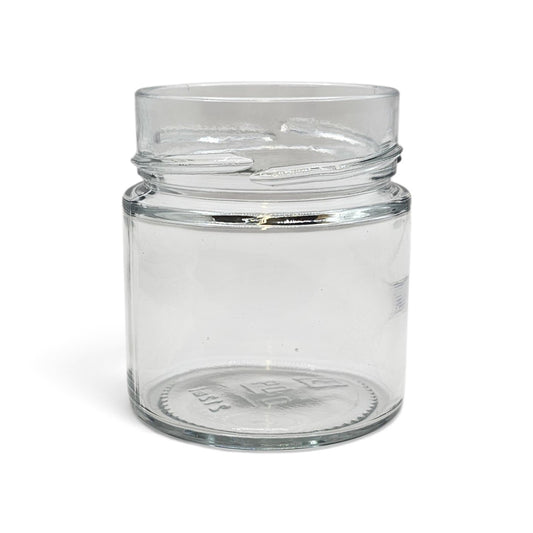 212ml Ergo Glass Jar T70 Deep Dish Lid
