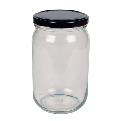730ml Round Glass Jar T82