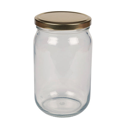 730ml Round Glass Jar T82